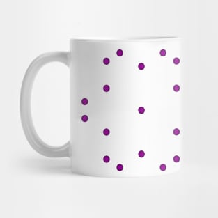 geometron purple f134 dots Mug